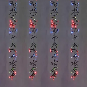 1152 LED Firecracker Icicle Cluster Multicolour