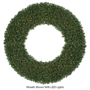 100" Artificial PVC Virginia Pine Hanging Wreath -Green