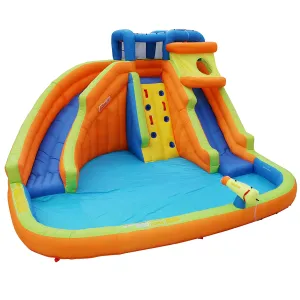 Banzai Drop Zone Inflatable Water Park for Kids Ages 5 Years and Up (Open Box)