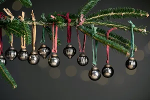 Dew Drop Baubles - Antique Gold - (Set of 12)