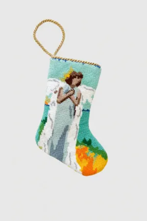 Finished Bauble Stocking: Hopeful Angel