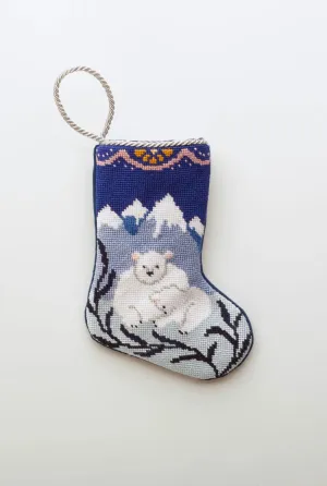 Finished Bauble Stocking: Perfect Polar Bear