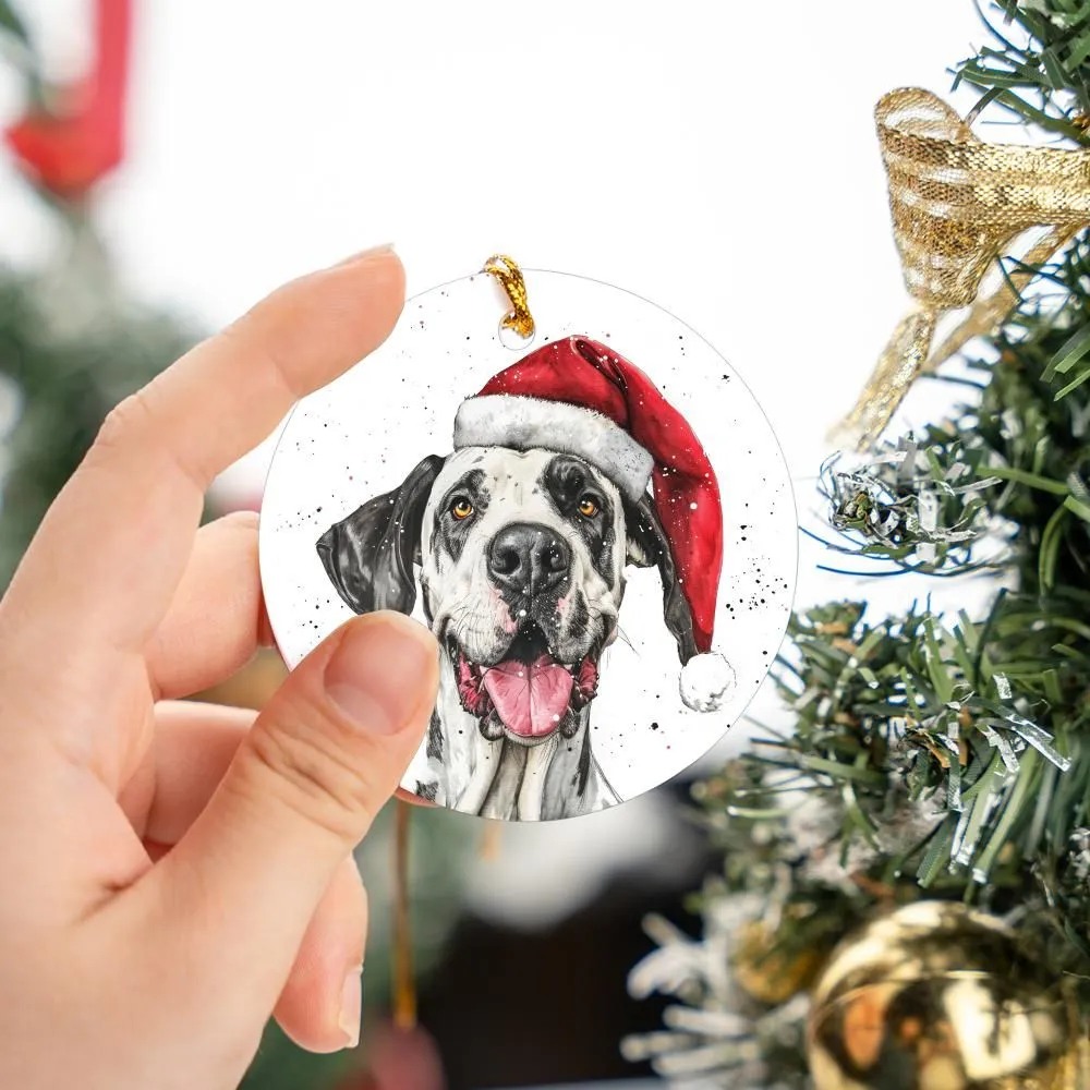 Great-Dane-2 (1) Christmas Ornament