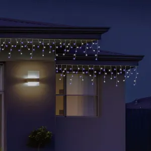 LED Cool-Blue Snowing Icicles (350 LEDs)