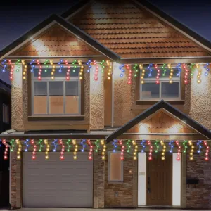 LED Solar Multi Icicles (3.9m)