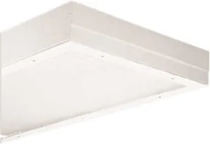 Lithonia Lighting Fluorescent Lensed Recessed Cleanroom Troffer White 2X2 Ft. 120/277 Volts Uses (2) 32-Watt T8 Lamps