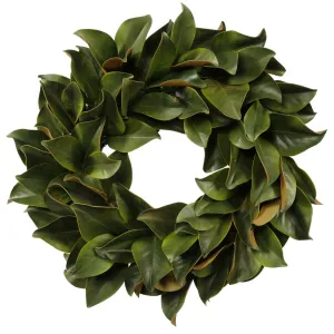 Magnolia Leaf Wreath 24"