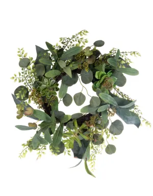 Mix Succulent Wreath