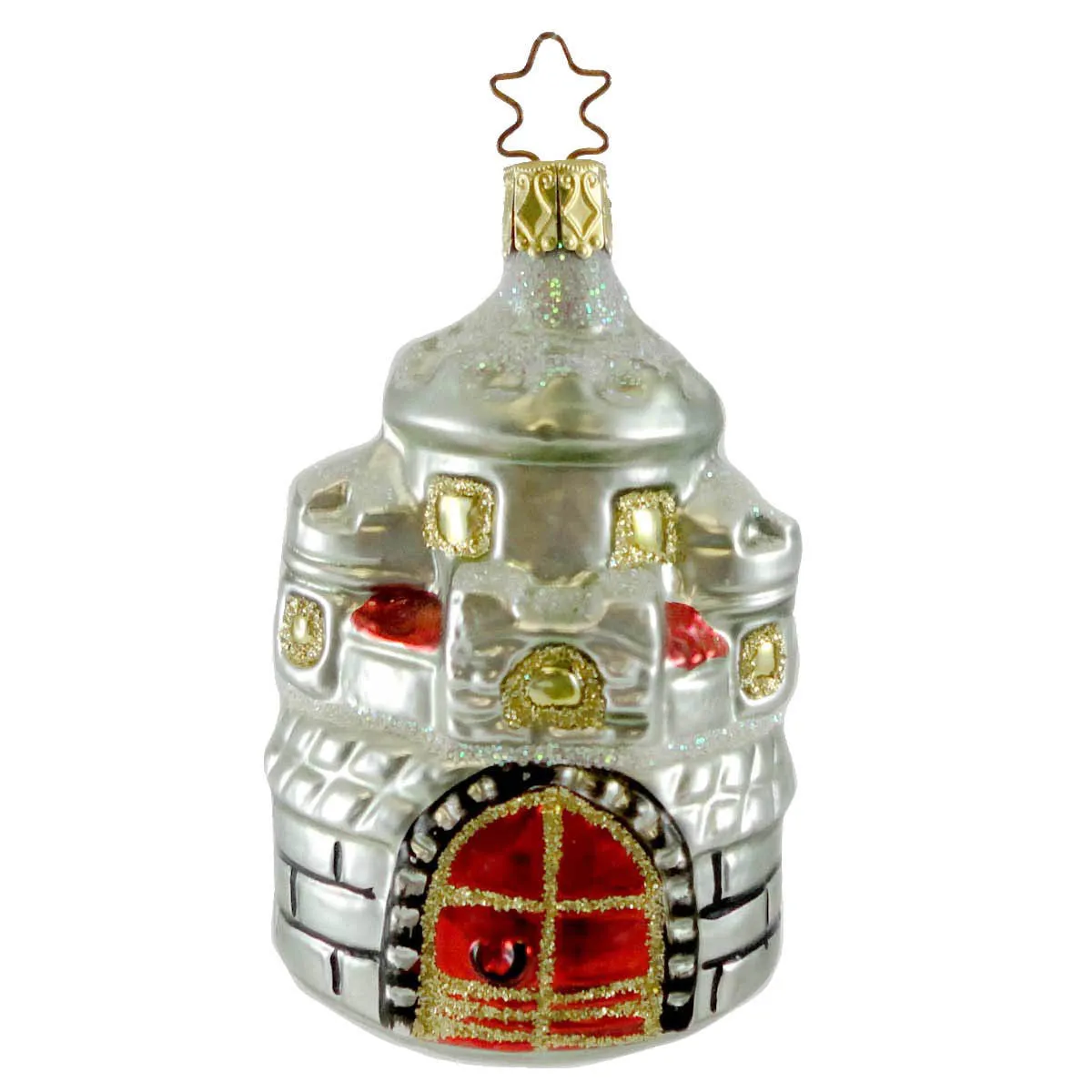 Old World Christmas Castle Glass Ornament