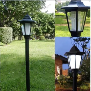 Outdoor Solar Power LED Path Way Wall Landscape Mount Garden