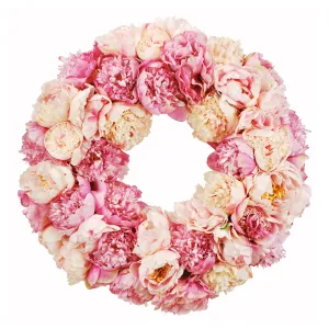 Peony Wreath 24"