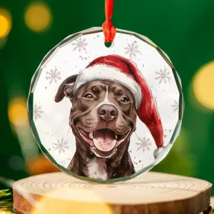 Pitbull-1 Christmas Ornament