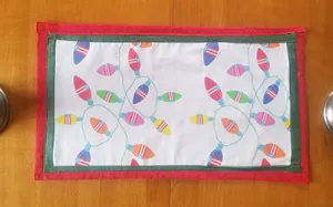 Puerto Rico Christmas Lights Table Runner