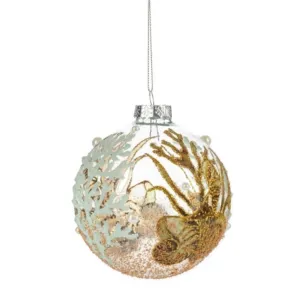 Sealife Glass Ball Ornament