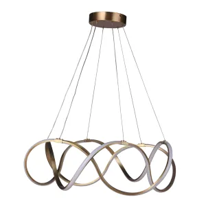 Trilogy LED Pendant - Aged Brass