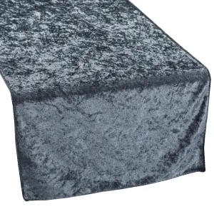 Velvet Table Runner - Dark Slate Blue