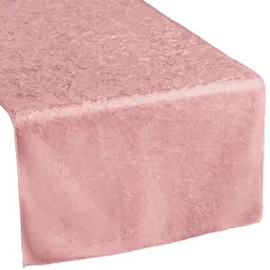 Velvet Table Runner - Dusty Rose/Mauve