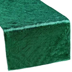 Velvet Table Runner - Emerald Green