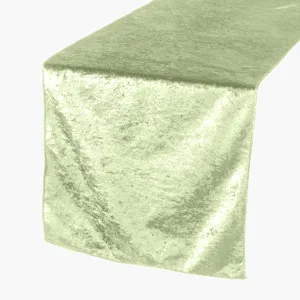 Velvet Table Runner - Sage Green